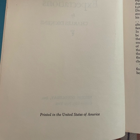 🥳 5/$12 Vintage Classic Book: Great Expectations, by Charles Dickens - Picture 13 of 13